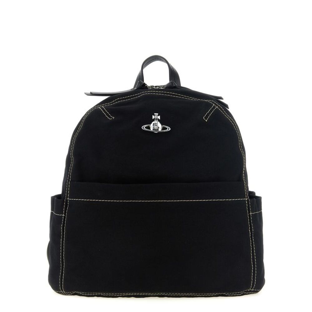 Vivienne Westwood Black Cotton Women's Backpack